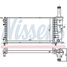 Radiator, racire motor Radiator motor Manual  FIAT PUNTO 1.4 NISSENS NIS 61923