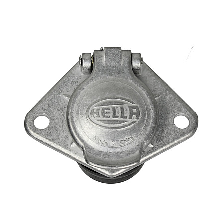 Dulie Plug-in socket TYP N men&#039;s ISO 1185 number of pins/number of active pins 7 24V aluminium screwed contacts KRONE KR500924572