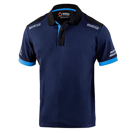 Imbracaminte de protectie si de lucru imbracaminte de protectie si de lucru Tricouri polo TECH POLO marime: M material: bumbac / fibra de poliester gramaj: 180g/m culoare: albastru/albastru navy SPARCO TEAMWORK 02415 BMAZ/M