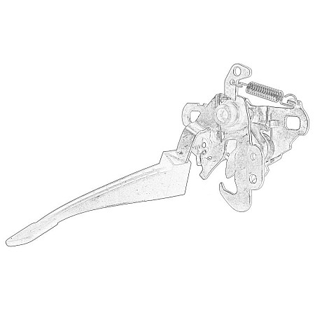 Inchizatoare capota Incuietoare capota motor PEUGEOT 301 11.12- OE PEUGEOT 9677035280