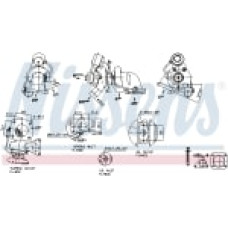 Turbocompresor Nou cu set de garnituri  FORD TRANSIT TRANSIT TOURNEO 2.2D 04.06-08.14 NISSENS NIS 93075