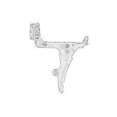 Suport, bara protectie Suport bara Spate Stanga extern plastic AUDI A3 1.2-3.2 05.03-05.13 OE VW 8P4 807 377B