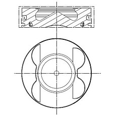 Piston 8351 MERCEDES G W461 SPRINTER 35-T B906 SPRINTER 3-T B906 SPRINTER 46-T B906 SPRINTER 5-T B906 VIANO W639 VITO W639 VITO / MIXTO W639 3.0D 03.06- MAHLE 001 PI 00107 002