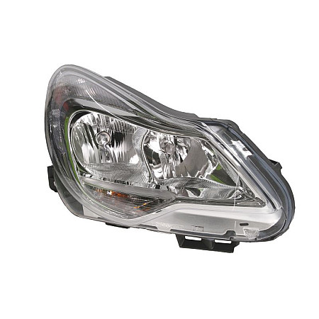 Far Lampa frontala Dreapta halogen H1/H7 electric cu motor culoare insert: cromat culoare semnalizator: transparent OPEL CORSA D CORSA D/HATCHBACK -12.14 VALEO VAL044586