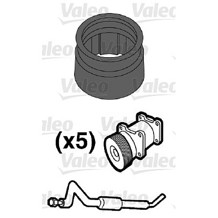 Garnitura,conducta lichid de racire Garnituri VALEO Kit ALFA ROMEO / IVECO VALEO VAL509552