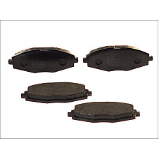 Set placute de frana Fata CHERY QQ3 CHEVROLET MATIZ SPARK DAEWOO LANOS MATIZ 0.8-1.5 05.97- BREMBO P 15 006