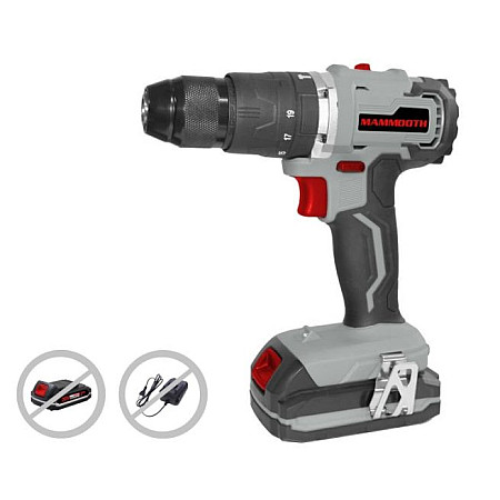Surubelnita burghiu Drill-screwdriver impact power supply: battery-powered 15-13mm voltage: 20V maximum torque: 50Nm 0 x Li-Ion MAMMOOTH M.DC.T.ID.B.20.50