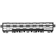 Bara/piese Front bumper cover front Middle plastic neagra SKODA OCTAVIA IV 11.19- BLIC 6502-07-7523910P