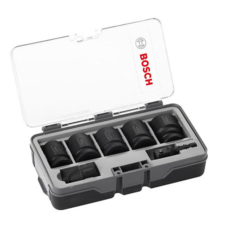 &quot;Set scule Set tubulare impact Hexagonal dimensiune tubulara: 1/2&quot;&quot; 7 buc scurt impachetare: cutie de plastic&quot; BOSCH 2 608 551 029