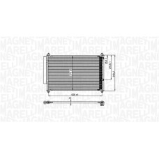 Condensator, climatizare A/C condenser with dryer TOYOTA YARIS 1.5H 03.12- MAGNETI MARELLI 350203850000
