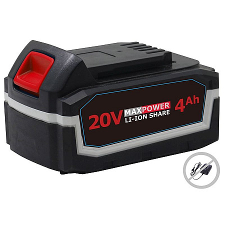 Acumulatori Battery 20V MAX POWER LI-ION Share 20V 4Ah number of batteries: 1pcs Li-Ion MAMMOOTH M.DC.T.BT.R.20.4.0