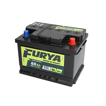 Acumulator Pornire Acumulator FURYA 12V 60Ah/450A R+ borna standard 242x175x175 B13 - flansa de montare 10.5 mm pornire FURYA BAT60/450R/FURYA