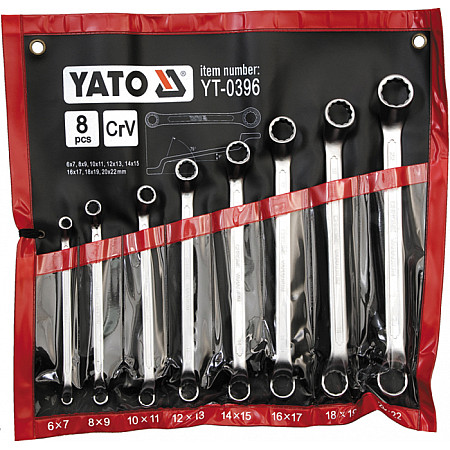 Set Chei Inelare Cu Cot 6-22Mm YATO YT-0396