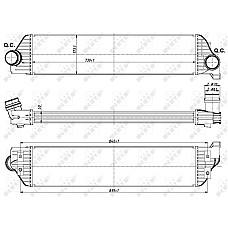 Intercooler, compresor Intercooler OPEL MOVANO B RENAULT MASTER III 2.3D/Electric 02.10- NRF NRF 30358