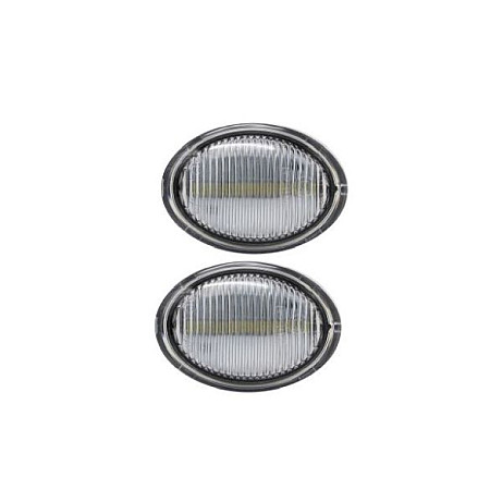 Set lumini semnalizare Indicator lamp side L/R transparent LED ABARTH 500 / 595 / 695 500C / 595C / 695C ALFA ROMEO 4C FIAT 500 500 C FORD KA LANCIA YPSILON 0.9-1.8 10.03- BLIC L16-140-001LED