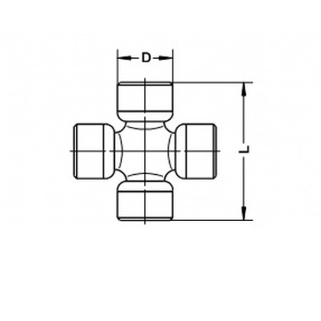Articulatie, cardan Crucea arborelui de antrenare 27mmx817mm GKN U968