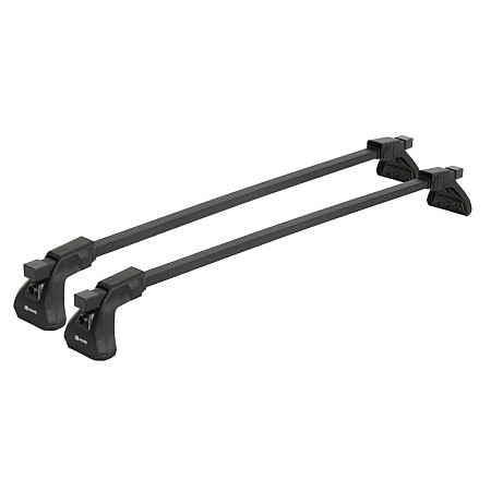 Bara portbagaj, plafon Roof rack with heads 2 pcs Steel length: 120 cm payload: 50 kg Black set with feet SNOVIT EVO SYSTEM 311012 JOPE SNV 311012