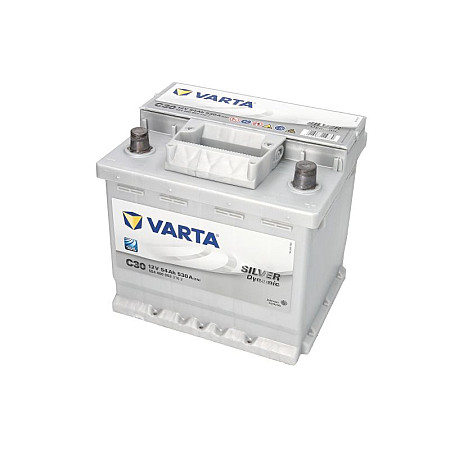 Acumulator Pornire Acumulator VARTA 12V 54Ah/530A SILVER DYNAMIC R+ en 1 207x175x190 B13 - flansa de montare 10.5 mm pornire VARTA SD554400053