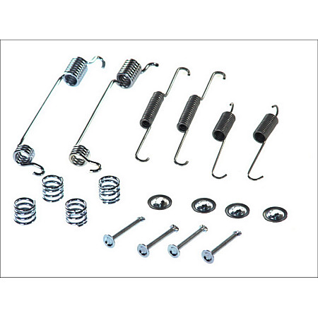 Set accesorii, sabot de frana Set de montaj pantofi de frana LUCAS NISSAN MICRA II 1.0-1.5D 08.92-02.03 QUICK BRAKE QB105-0741