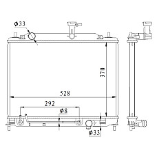 Radiator, racire motor Radiator motor Automat/Manual  HYUNDAI ACCENT II ACCENT III 1.5D NRF NRF 550015