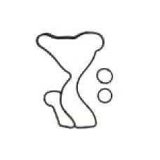 Set garnituri, radiator ulei Set de garnituri de baza pentru filtrul de ulei OPEL ASTRA J ASTRA J GTC INSIGNIA A ZAFIRA C 2.0D 07.08- AJUSA AJU77012900