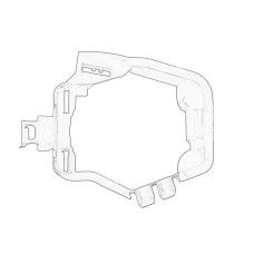 Suport, bara protectie Suport bara Fata Dreapta CITROEN C3 II 1.0-1.6D 09.09- OE PEUGEOT 9803503580