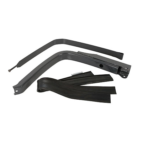 Bandou de fixare, rezervor combustibil Montare rezervor de combustibil lungime 560/640 suport complet cu clema cauciucuri PETERS 019.048-00
