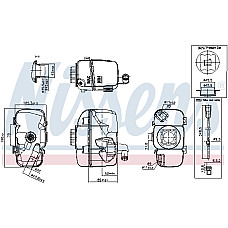 Vas de expansiune, racire Vas expansiune with plug with level sensor VOLVO S60 I S70 S80 I V70 I V70 II XC70 I XC90 I 12.95-12.14 NISSENS NIS 996181