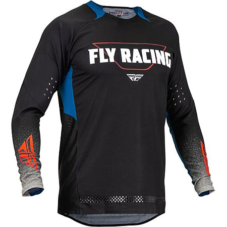 Camasa off-road T-shirt off road FLY RACING EVOLUTION DST colour neagra/blue/grey size XL FLY FLY 376-121X