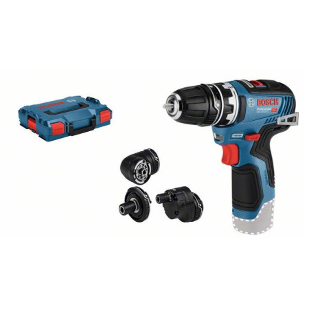 &quot;Surubelnita burghiu Drill-screwdriver 1/4&quot;&quot; / 15-10mm / FlexiClick / HEX / wymienny 12V maximum torque: 34 Nm set of adaptor katowy&quot; BOSCH 0 601 9H3 003