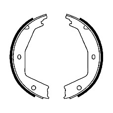 Set saboti frana, frana de mana Sabot frana CITROEN EVASION FIAT ULYSSE LANCIA ZETA PEUGEOT 806 1.8-2.1D 06.94-06.11 ABE CRG001ABE