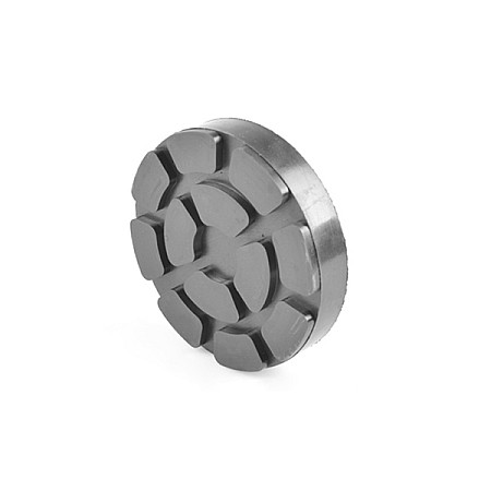Tampon cric hidraulic Rubber pad {Rubber pad} 123mmx113mmx25mm type: circle TED-GUM TED52370