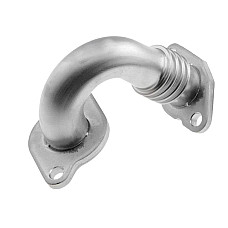Conducta tubulara, Supapa-AGR Exhaust fumes recirculation pipe IVECO DAILY IV DAILY V DAILY VI 2.3D/3.0CNG/3.0D 05.06- AKUSAN EGR-RUR-001
