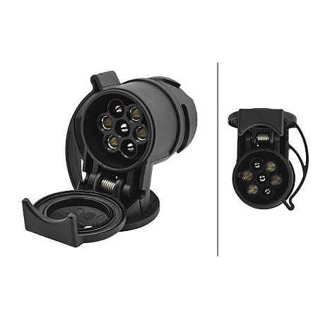 Adaptor priza Priza plug-in numar pini/mumar pini activi 7/13 12V 16A adaptor HELLA 8JA008 969-001