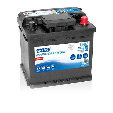 Acumulator Pornire Acumulator EXIDE 12V 50Ah/450A MARINE/RV START R+ borna standard 210x175x190 B0 pornire EXIDE EN500
