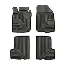 Set covorase cauciuc Floor mats TPE 4 pcs ducts No. 77 front/rear set colour neagra DACIA DUSTER RENAULT DUSTER 04.10- SUV version: AWD/4WD / Standard before lift / fit to / model / version FROGUM FRG77407152