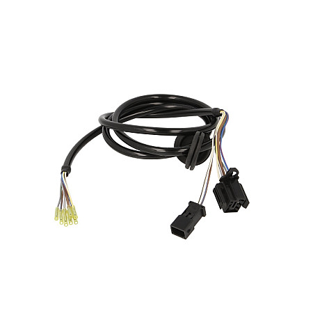 Set de reparat cabluri, capota portbagaj Fir de cablu pentru capacul portbagajului 1400mm numar pini: 7 cu capac Stanga AUDI CABRIOLET B3 1.8-2.8 05.91-08.00 SENCOM SEN1014710