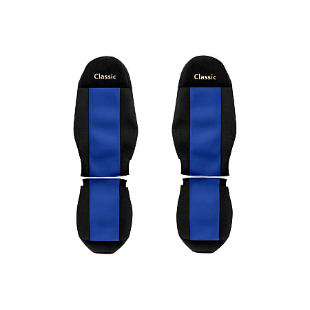 Husa scaun Huse pentru scaune Classic albastru material velours serie CLASSIC centura de siguranta a pasagerului asamblata in scaun centura de siguranta a soferului asamblata in scaun scaune cu tetiere int F-CORE F-CORE PS10 BLUE