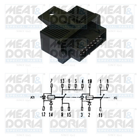 Releu, pompa combustibil Releu pompa combustibil CITROEN BERLINGO EVASION PEUGEOT EXPERT PARTNER/MINIVAN 1.1-2.0 06.94-12.15 MEAT &amp; DORIA MD73240107