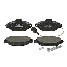 Set placute de frana Fata FIAT 500 PANDA PUNTO SEICENTO / 600 FORD KA 0.9-1.4CNG 11.97- DELPHI LP2013