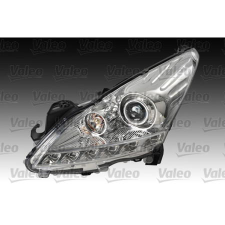 Far Lampa frontala Stanga halogen H4 electric cu motor culoare semnalizator: transparent  PEUGEOT 107 -04.14 VALEO VAL044841