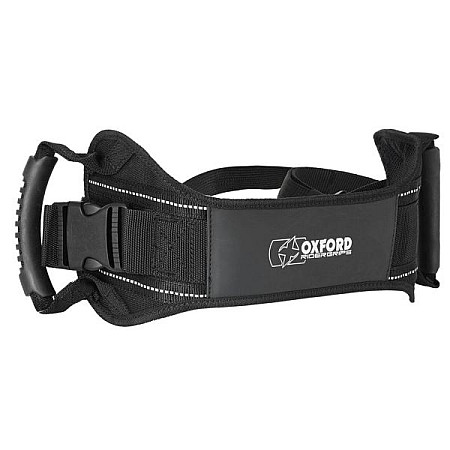 Accesorii moto Centura sofer cu prindere pentru pasager OS RIDER GRIPS OXFORD culoare Negru reglabil OX740
