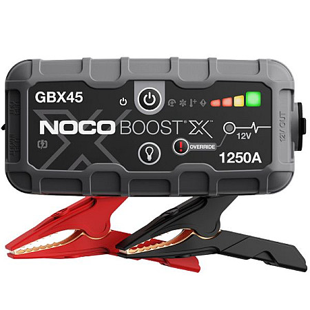 &quot;Roboti de pornire &quot;&quot;BOOSTER&quot;&quot; Dispozitiv de pornire BOOSTER model: GBX45 tensiune: 12V curent de pornire maxim: 1250A greutate: 059 kg&quot; NOCO GBX45
