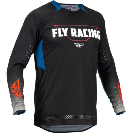 Camasa off-road T-shirt off road FLY RACING EVOLUTION DST colour neagra/blue/grey size M FLY FLY 376-121M