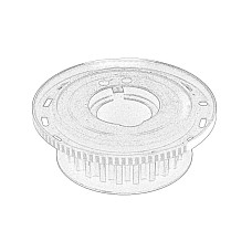 Roata dintata, arbore cotit Crankshaft gear with shaft rotation sensor DS DS 3 DS 4 DS 5 CITROEN BERLINGO BERLINGO MULTISPACE BERLINGO/MINIVAN C3 AIRCROSS II C3 II C3 III C3 PICASSO C4 CACTUS 1.6D 04.08- OE PEUGEOT 9836631480
