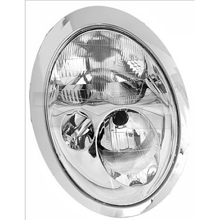 Far Lampa frontala Stanga H7/H7 electric cu motor culoare insert: cromat MINI R50 R53 -10.06 TYC TYC 20-0316-05-9