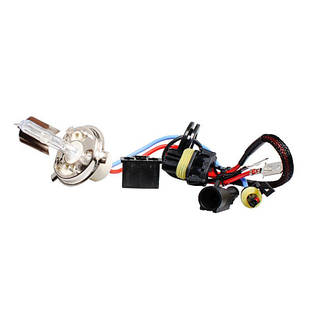 Unitate de comanda lampa cu descarcare pe gaz Bec xenon 1pcs H4 12V max 35W culoare lumina albastru deschis priza 8000K tip P43T fara omologare SPEEDMAX TUOLOH4 ZAR 8000K