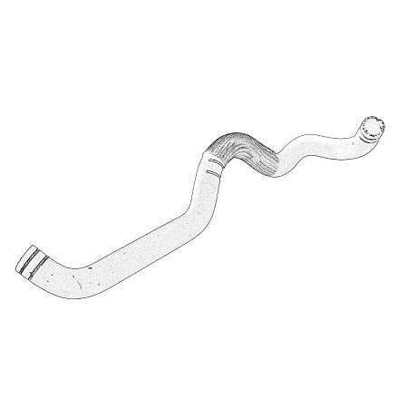 Teava de legatura, conducte de racire Cooling system metal pipe CITROEN JUMPER PEUGEOT BOXER 2.2D 03.11- OE PEUGEOT 1658462580