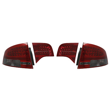 Elemente iluminare Rear lamp L/R LED glass colour: Red indicator colour: Smoked set AUDI A4 B6 A4 B7 04.02-03.09 EAGLE EYES AD052-BEDE4