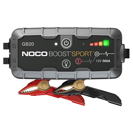 &quot;Roboti de pornire &quot;&quot;BOOSTER&quot;&quot; Dispozitiv de pornire BOOSTER model: GB20 tensiune: 12V curent de pornire maxim: 500A greutate: 06 kg&quot; NOCO GB20